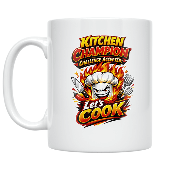 Culinary Competition Art - Chef Enthusiast - 11 oz Ceramic Coffee Mug