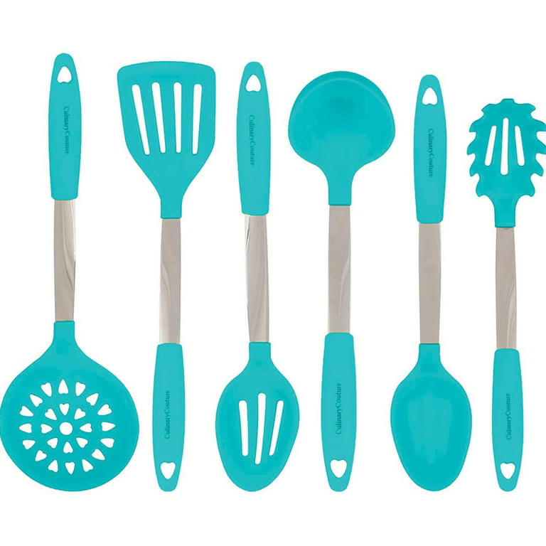 https://i5.walmartimages.com/seo/Culinary-Couture-Kitchen-Utensils-Set-Cooking-Essentials-Silicone-Stainless-Steel-Set-of-6-Turquoise_703803ee-4cd8-4328-a4da-084ddee79c81.823570c24457c270a58151f0da5256a0.jpeg?odnHeight=768&odnWidth=768&odnBg=FFFFFF