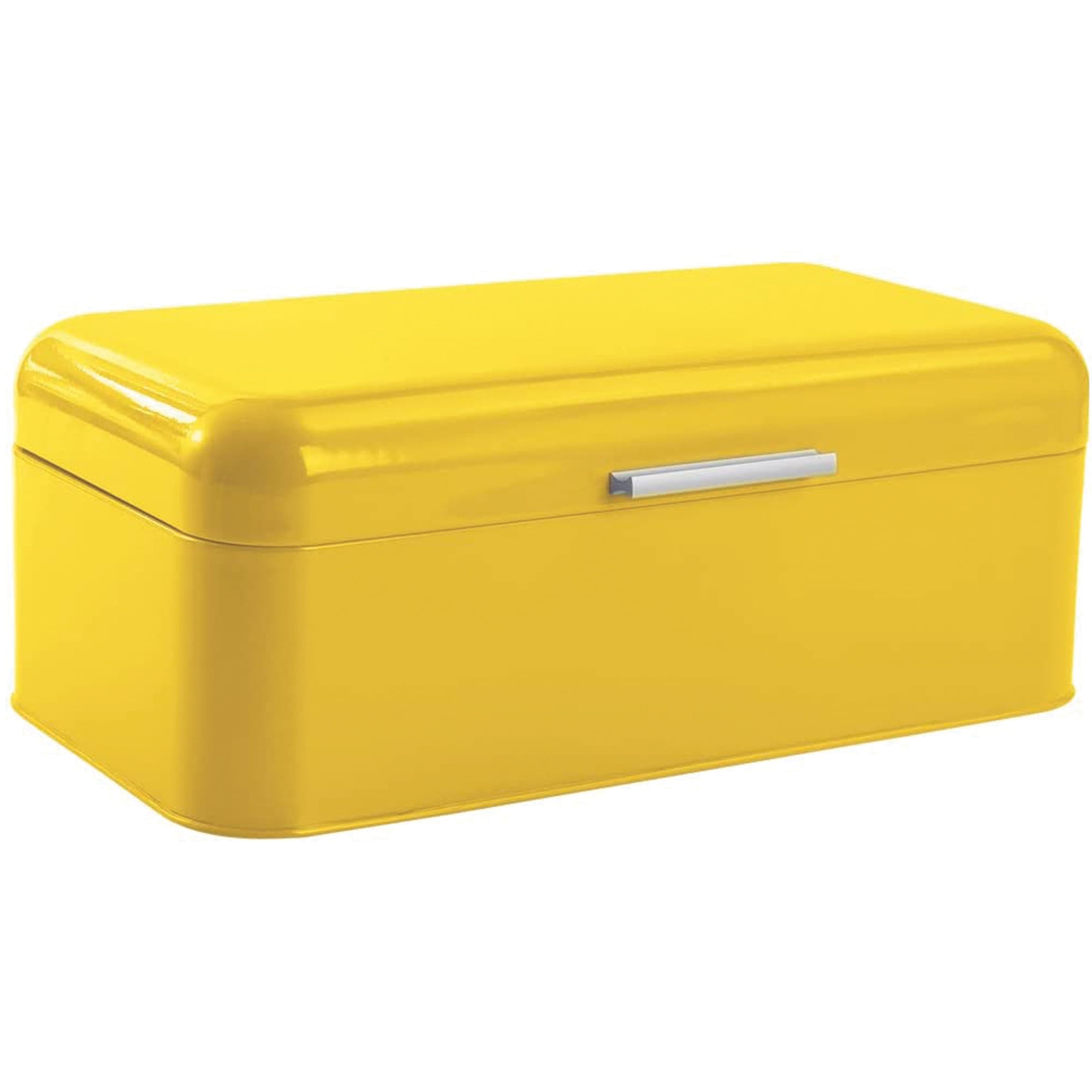 Culinary Couture Stainless Steel Bread Box for Kitchen Countertop Metal  Storage Container Yellow