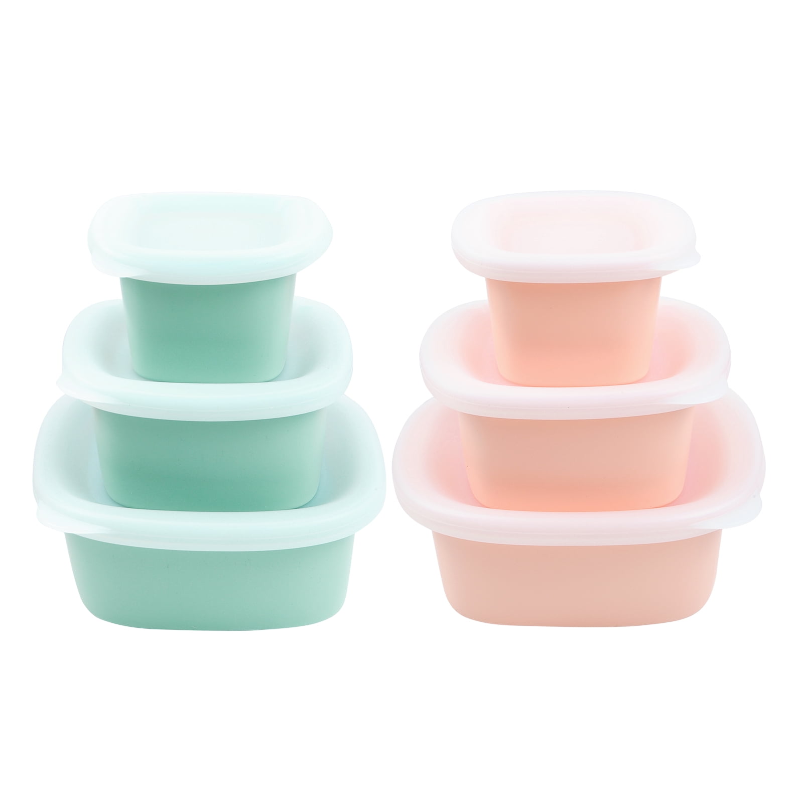 Culinary Cubed 4 Pack Softshell Snap-Close Silicone Food Storage ...