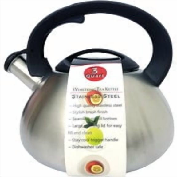 Culinary Edge 3 Qt. Whistling Tea Kettle - Pack of 10