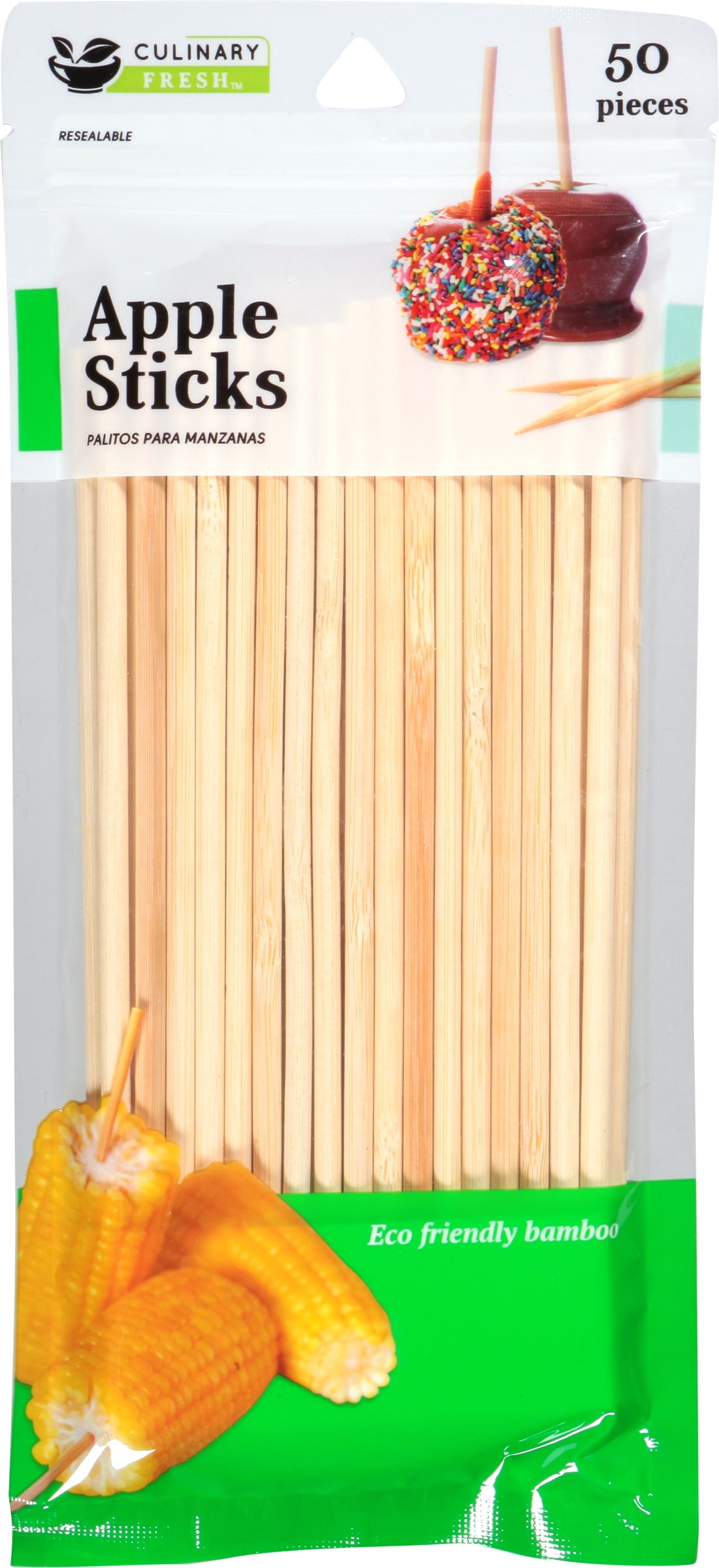 Wooden Candy Apple Sticks 50PK