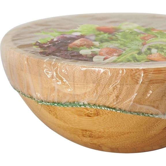 Culinary Elements Reusable Bowl Covers, Fits Larger Bowls and Platters, 20-Pack Full-Size, with Elastic, BPA-Free Plastic Lids for Mixing Bowls, Serving & Baking Dishes