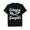 thumbnail image 1 of Culinary Gangster Cooking Master Chef Hat Proud Cook T-Shirt, 1 of 5
