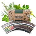 thumbnail image 1 of Culinary Herb Garden Seeds Collection - Premium Assortment - 18 Non-GMO Seed Packets: Savory, Peppermint, Anise, Fennel, Cilantro, Sage, Rosemary, Thyme, Arugula, More, 1 of 2