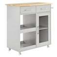 thumbnail image 1 of Culinary Kitchen Cart With Towel Bar, 1 of 3