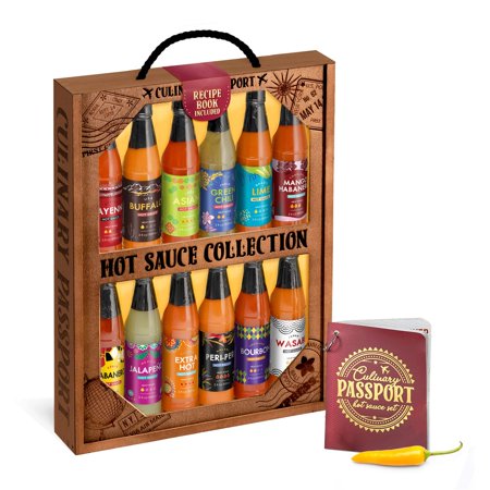 Culinary Passport Collection Hot Sauce, 12 Count (36 Ounce Total)