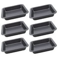 thumbnail image 1 of Culinary Square Cake Pan 8 inch Steel, 6 Pack, 1 of 8