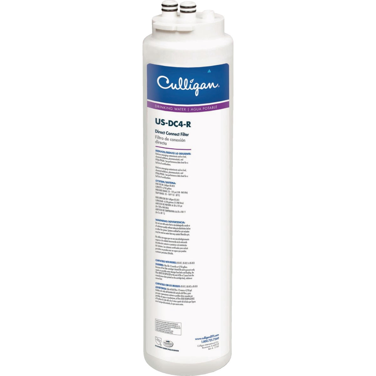Culligan 4008177 Direct Connect Under Sink Water Filtration System for Culligan US-DC1