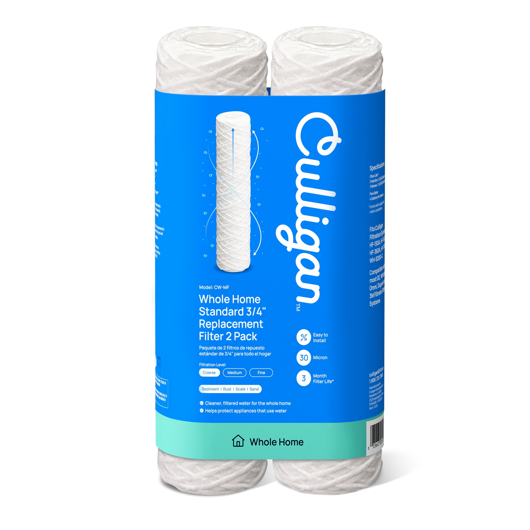 Culligan 30 Micron Polypropylene Whole House Sediment Filter