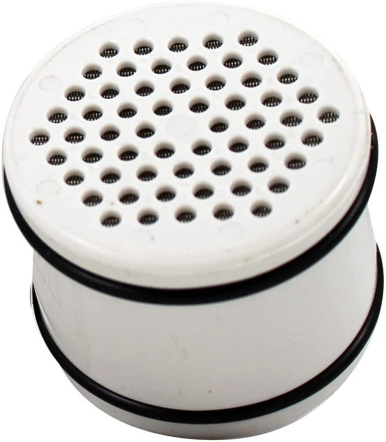 White Plastic Showerhead Filter Replacement Cartridge