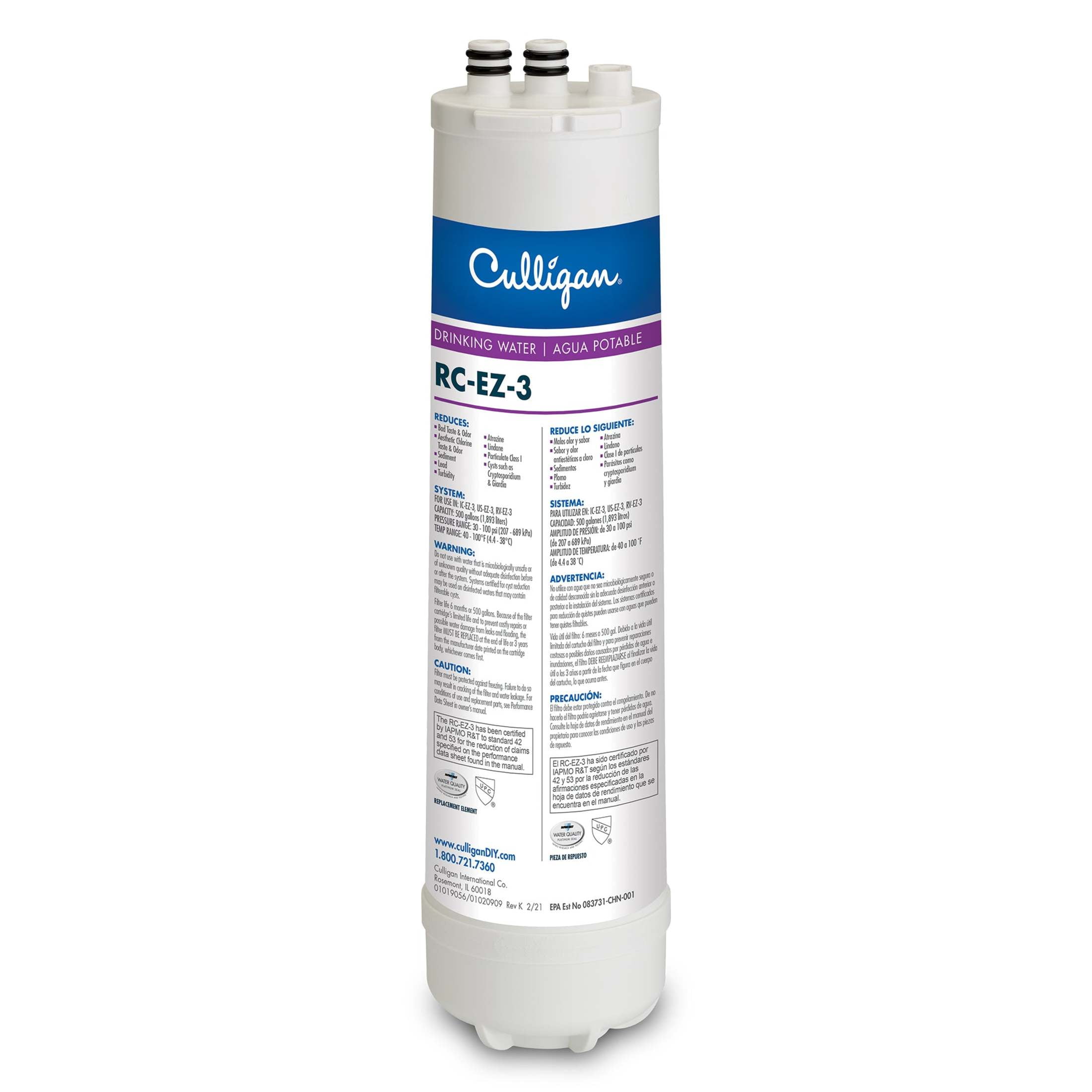 Culligan 500 Gallon Advanced Carbon Replacement Filter Cartridge