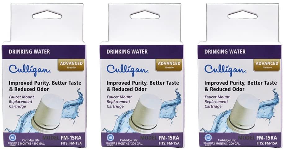 Cartouche De Filtre De Remplacement Culligan FM-15RA - Pour Robinet Filtre FM-15A - Réduit Chlore, Mauvais Goût, Plomb