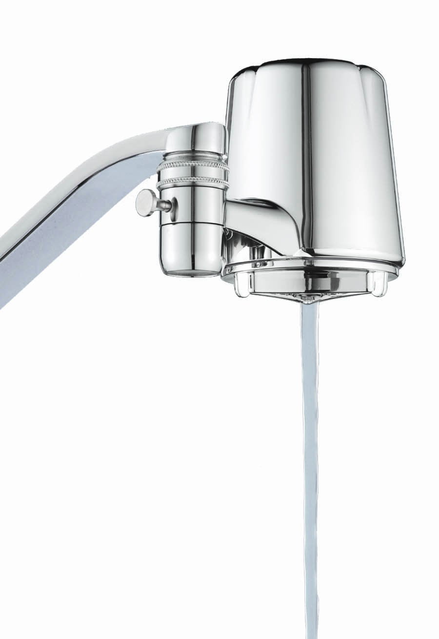 Culligan FM-25 Faucet Mount Filter with Advanced Water Filtration, Chrome Finish