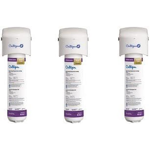 Culligan IC-EZ-1 EZ-Change Inline Icemaker and Refrigerator Filtration System, Basic 3,000 Gallon Filter Included 3-Pack