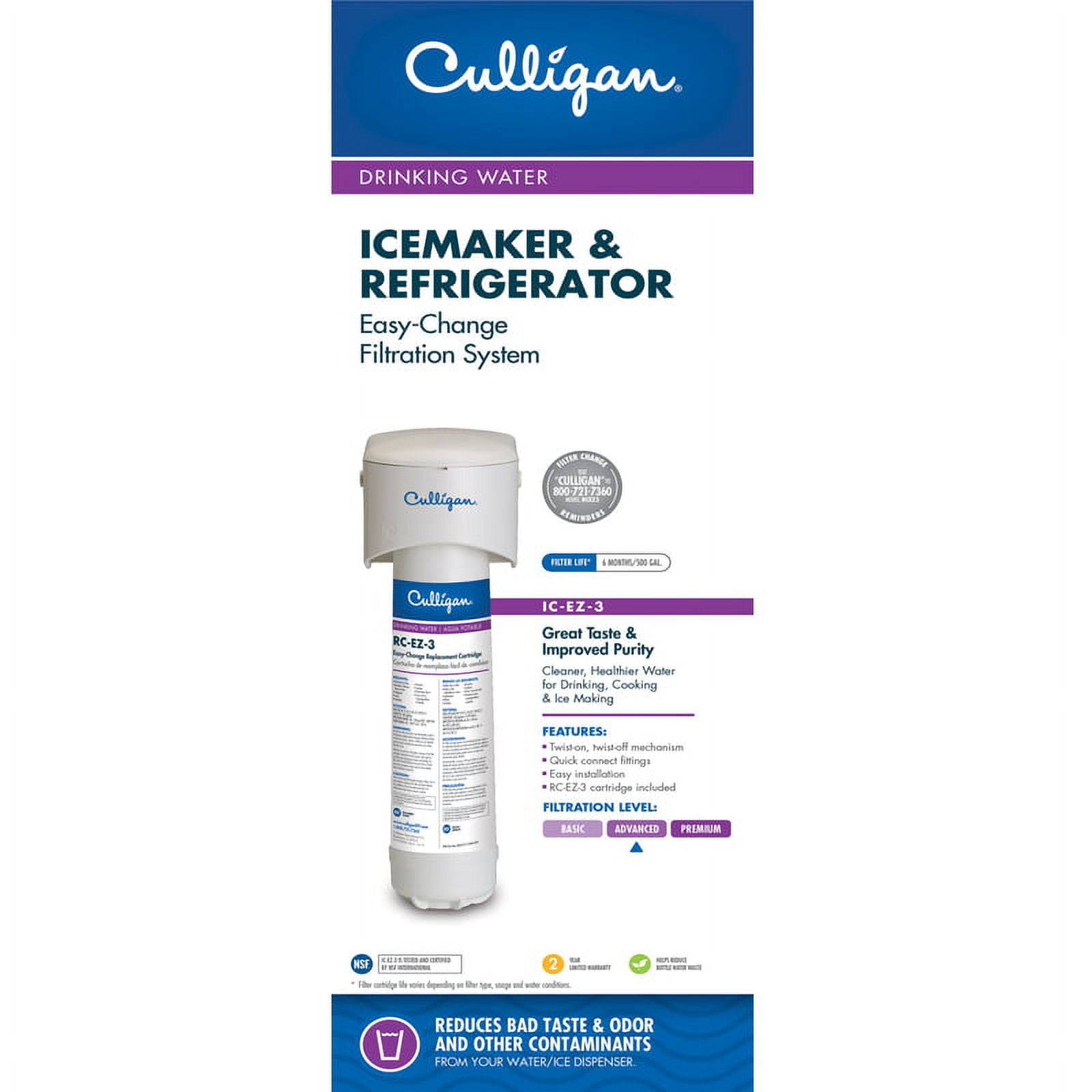 Culligan IC-EZ-3 Advanced Twist-Lock Drinking Water Filter