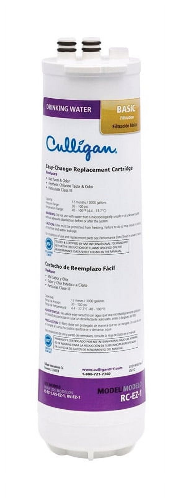 Culligan RC-EZ-1 Easy Change Replacement Filter - image 1 of 4