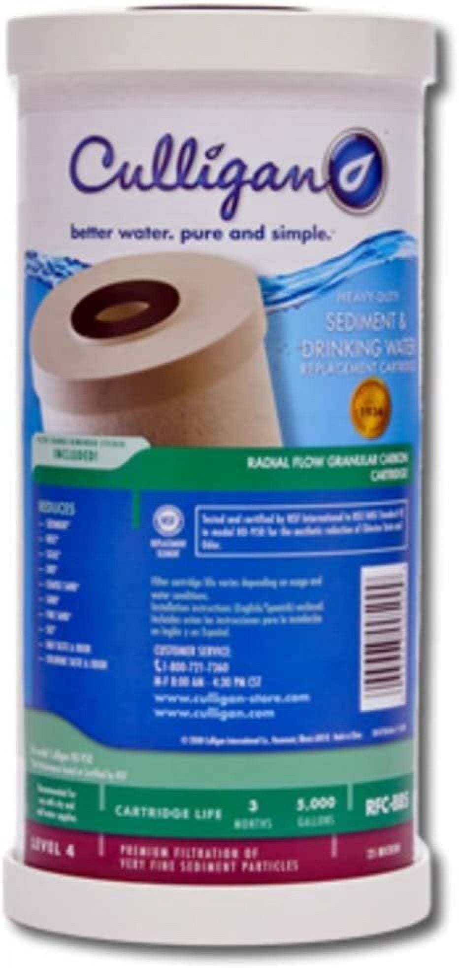 Culligan RFC-BBS-D Heavy-Duty Taste & Odor Water Filter Cartridge