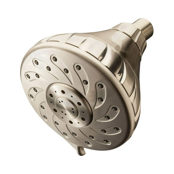 Culligan S-W100-BN Wall Mount Filtered Showerhead, Plastic, Brushed Nickel