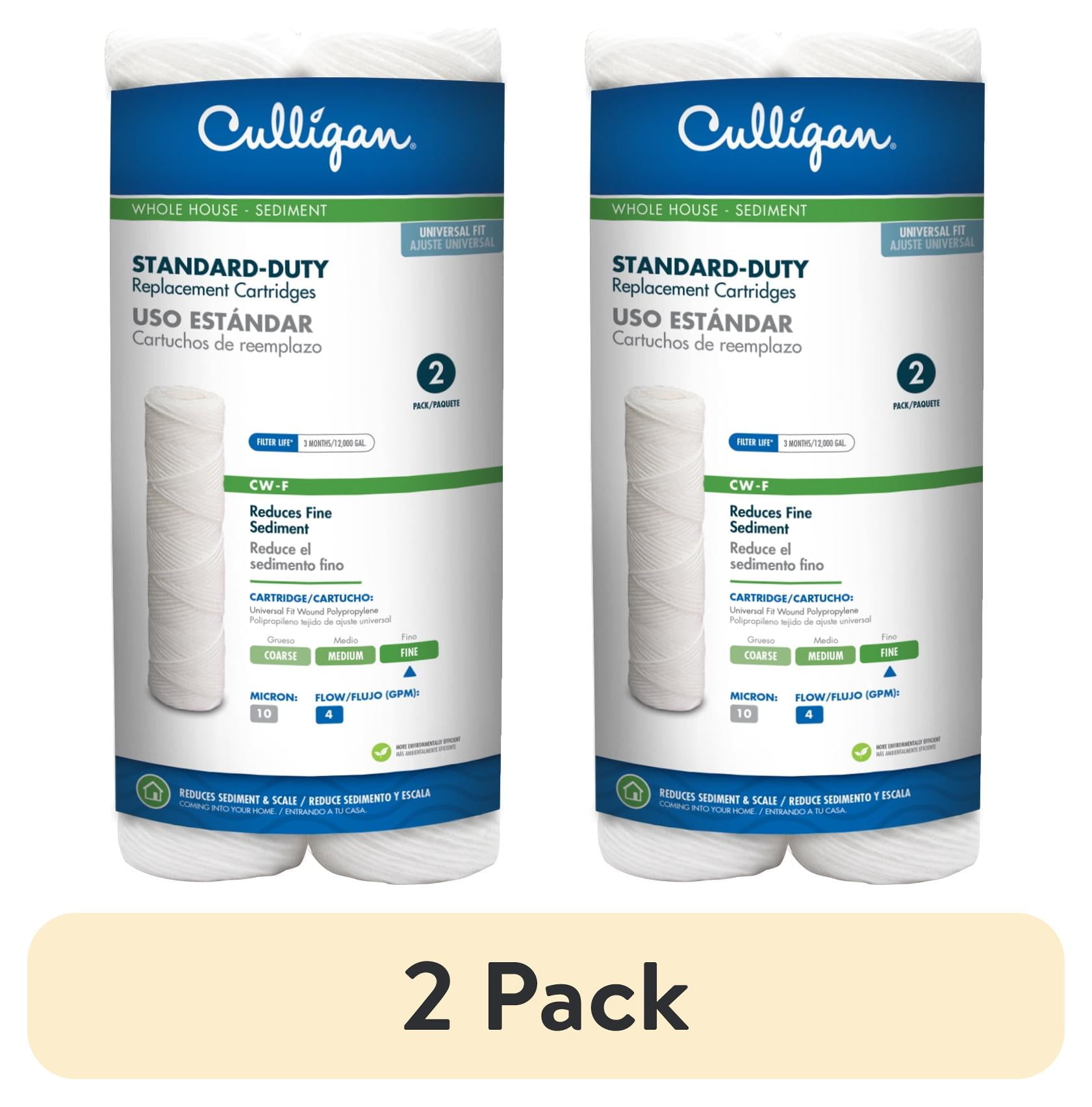 Culligan 10 Micron Polypropylene Cord-Wound Sediment Cartridge 2-Pack