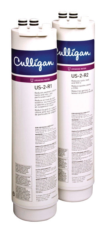 Culligan Advanced 2-Stage Under Sink Replacement Water Filter