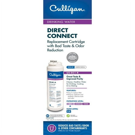 Culligan US-DC1 Direct Connect Under Sink Replacement Water Filter
