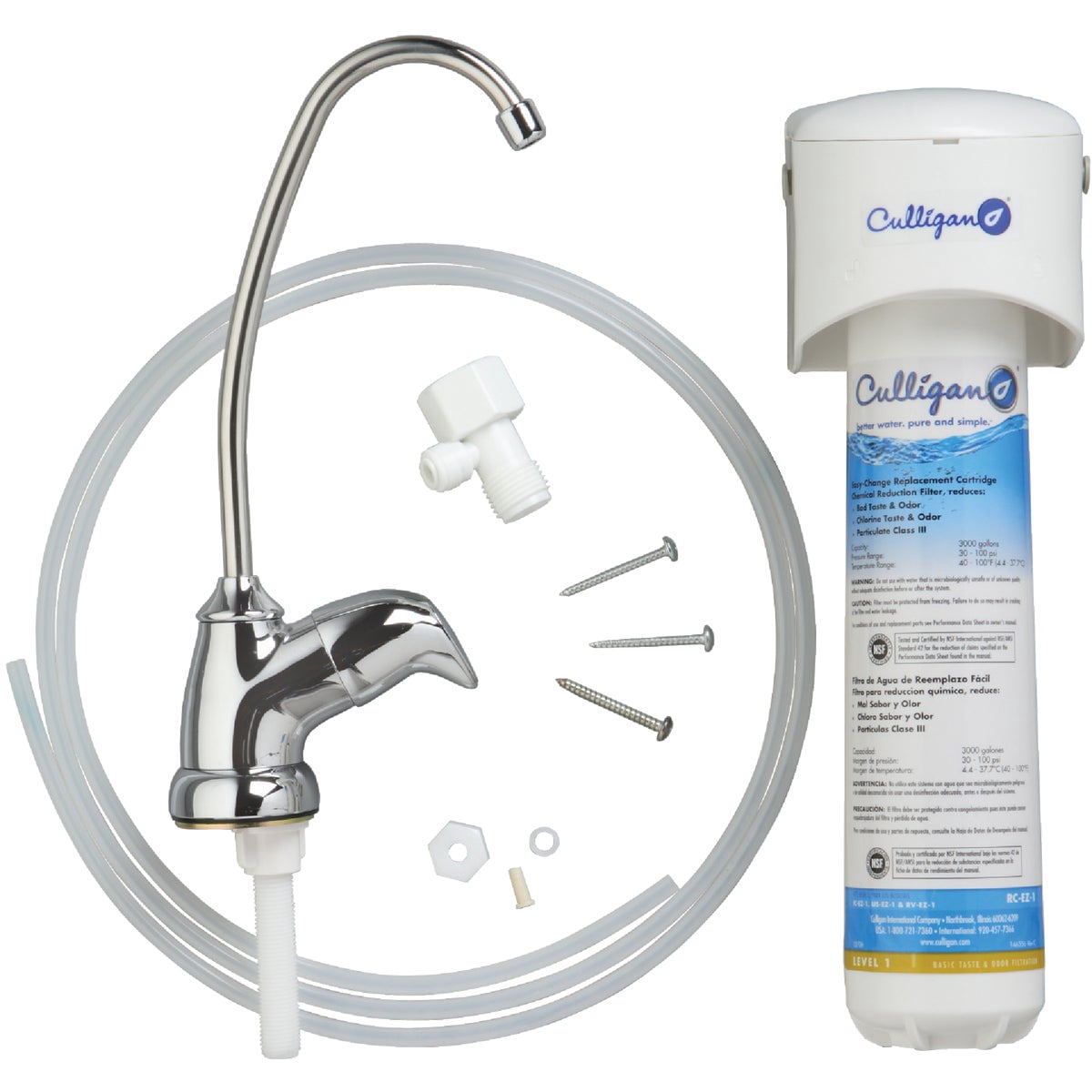 Culligan US-EZ-1 Under Sink Drinking Water Filter System-- Package Of 2