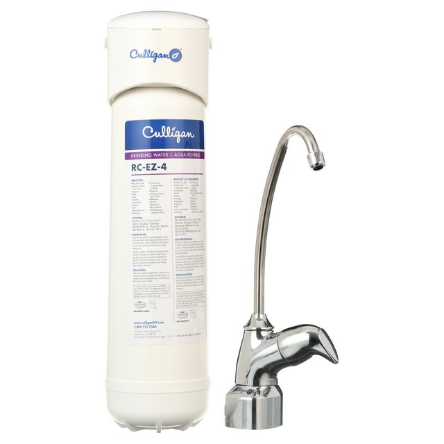 Culligan Under Sink Water Filtration System Culligan Ez-Change Under-Sink Drinking Water Filter with Premium
