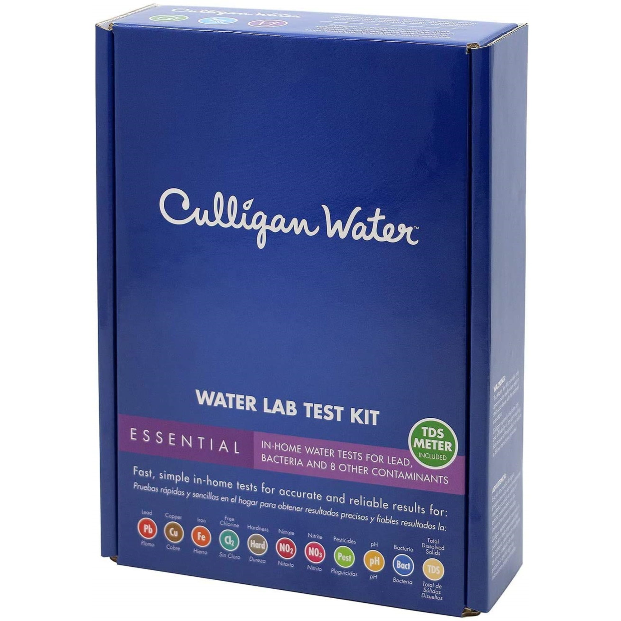 Culligan Essential Blue Water Lab Test Kit with TDS Meter