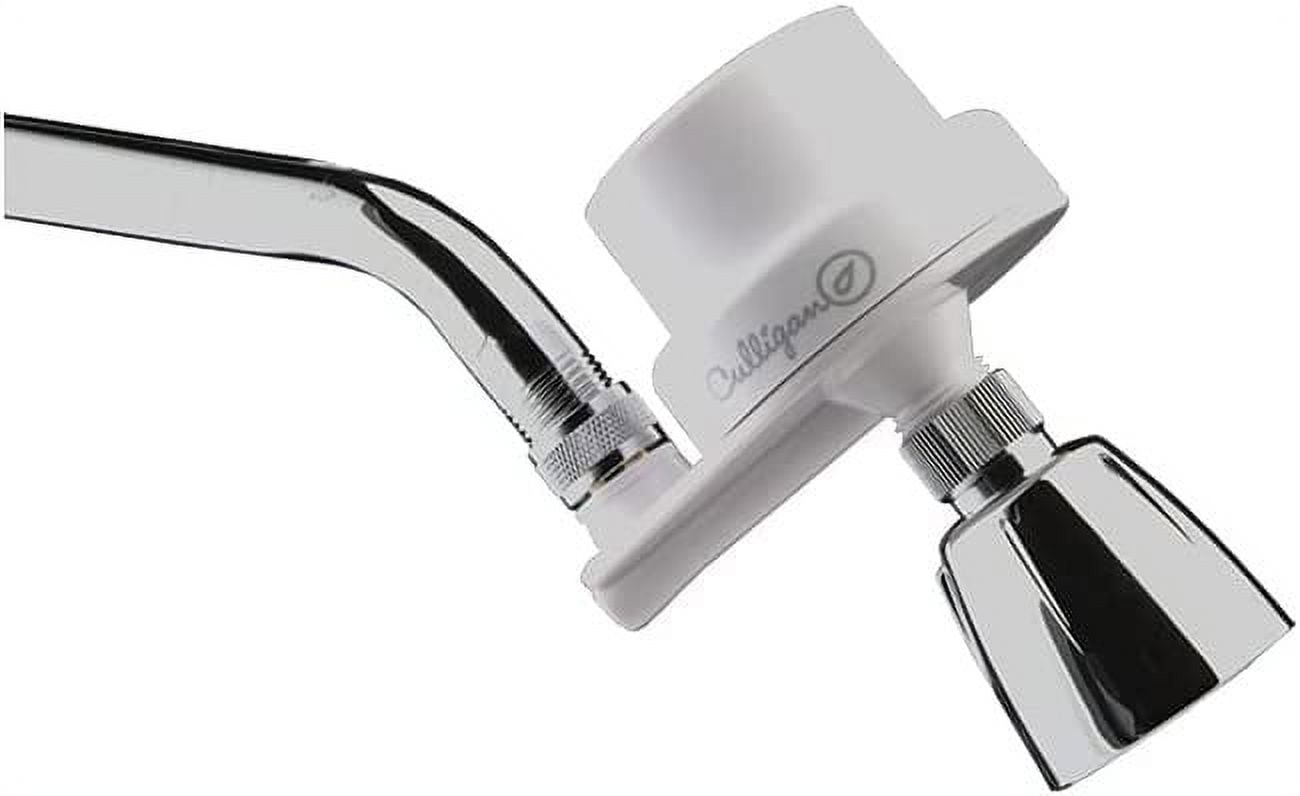 Culligan White Plastic Inline Showerhead Filtration System