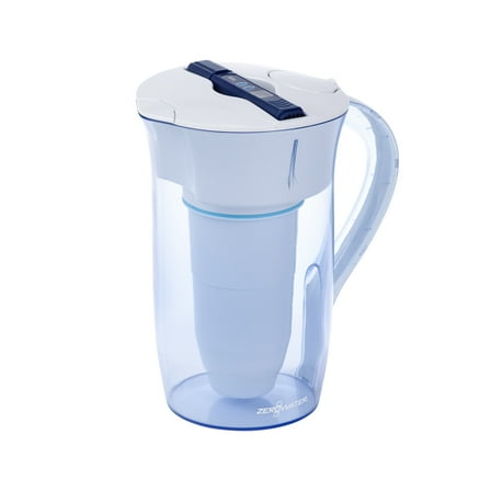 ZeroWater 10 Cup Ready-Pour™ Round 5-stage Water Filtration Pitcher