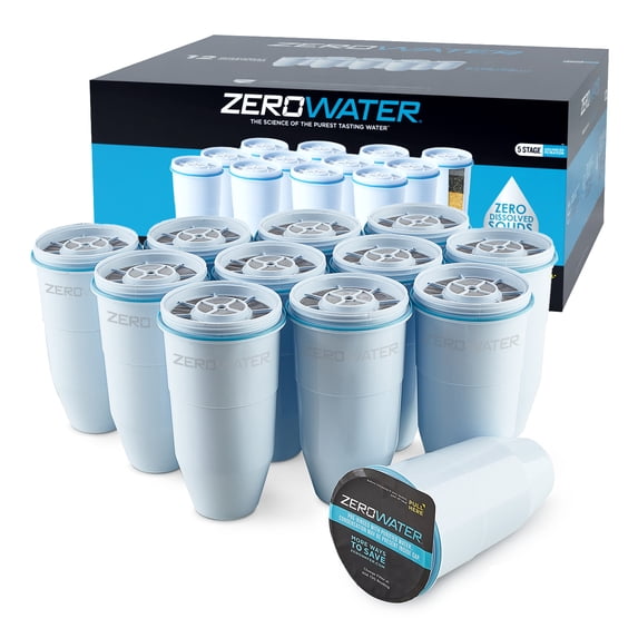 ZeroWater 5-stage water filter replacement - 12 pack