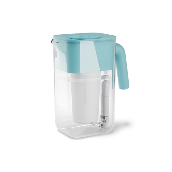 Culligan with ZeroWater Technology 10 Cup Water Filter Pitcher with 5-Stage Advanced Water Filter