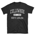 thumbnail image 1 of Cullowhee North Carolina Classic Established Men's Cotton T-Shirt, 1 of 1