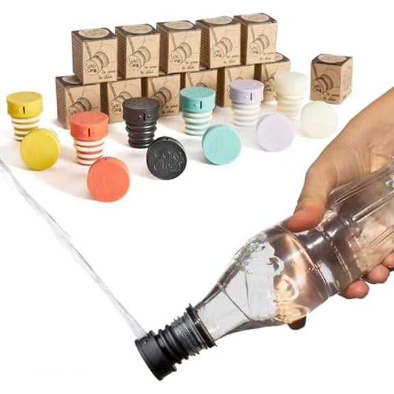 CuloClean Portable Bidet for Toilet, Travel, or Camping. Compatible with Any Plastic Bottle. Discreet, Sanitary or Travel Shower, Attachable Stopper, Backcountry Bidet Nozzle (12)