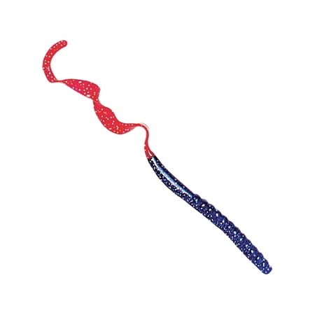 Culprit 7.5" Original Worm, Grape/Red Tail