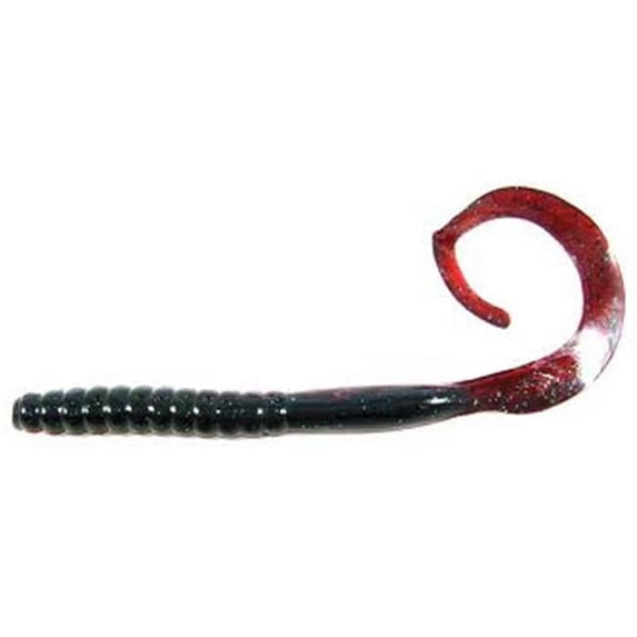 Culprit - Classic Classic Worms - Red Shad-Green Flake - 7.5 in.
