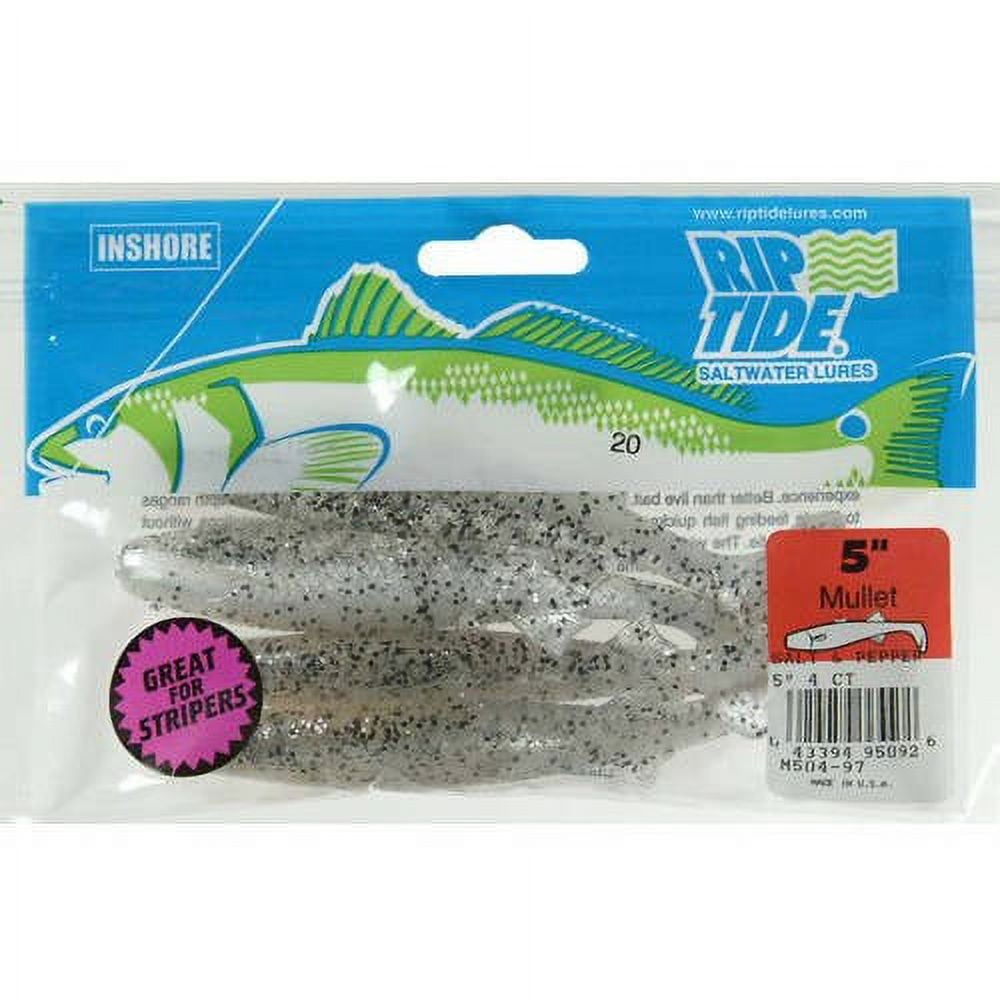 Culprit Mullet 5" Salt and Pepper, 4 Count