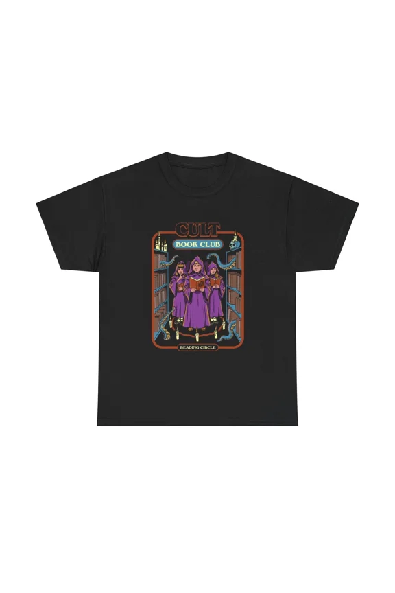 Cult Club Reader Retro Bookish Dark Humor Vintage Theme Unisex T-Shirt up to size 5XL