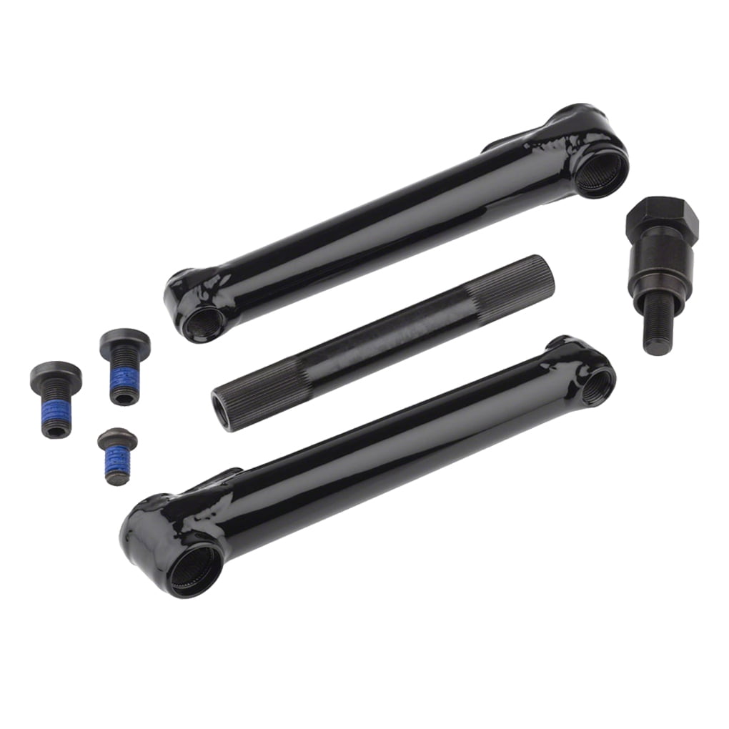 Cult Crew BMX 3 Piece Crankset 175mm 19mm Single Speed Steel Black Walmart