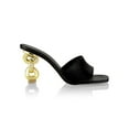 thumbnail image 1 of Cult Gaia Misha Leather Sandals Size 9.5, 1 of 5