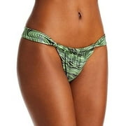 Cult Gaia SALTATION Manon Printed Bikini Swim Bottom, US X-Small