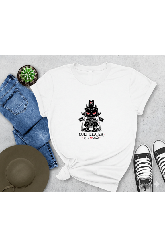 Cult Humor Cult Leader Funny Retro Dark Meme Style Graphic Unisex T-Shirt, up to size 5XL
