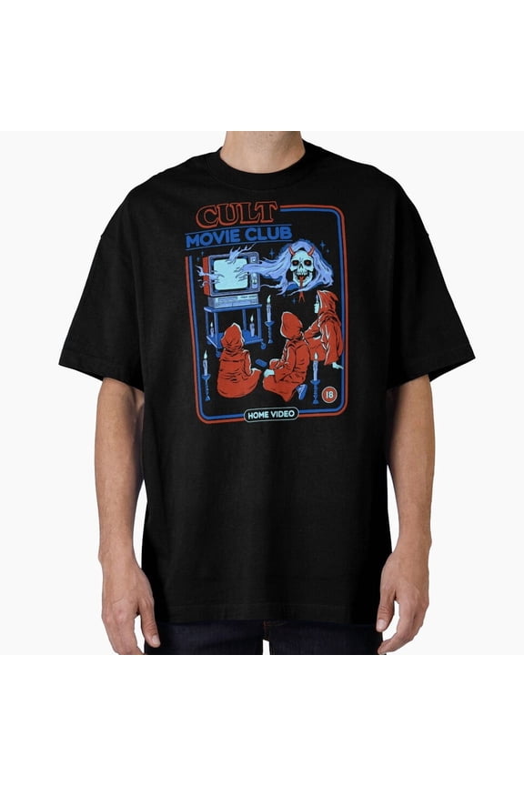 Cult Movie Club Funny Film Fan Cinema Lover Graphic H4570 T-Shirt, for Men and Women, Up to Size 5XL