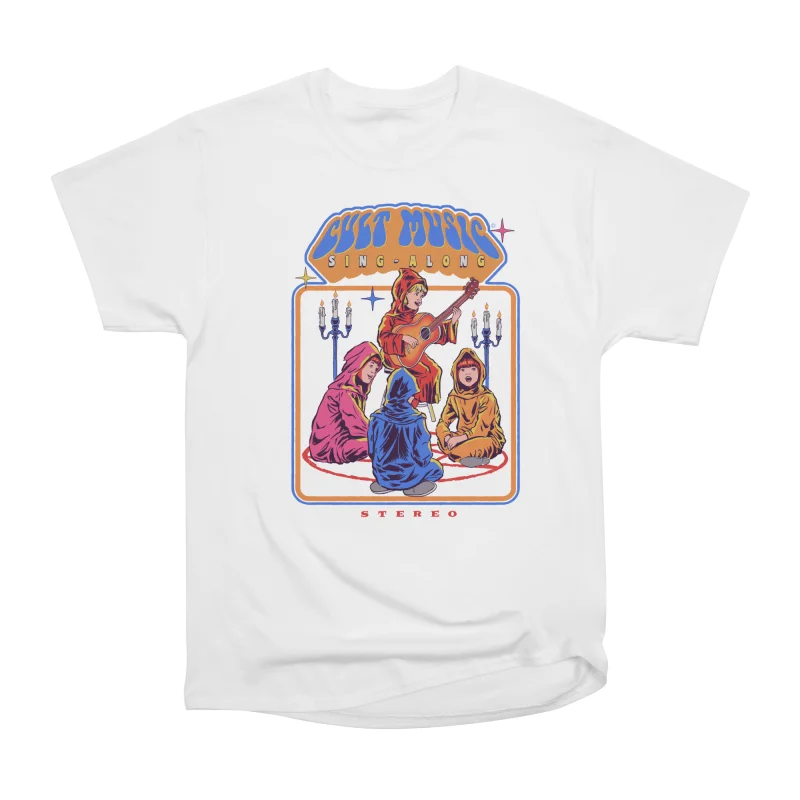 Cult Music SingAlong White Variant T-Shirt Tee Gift For Him Merch For ...