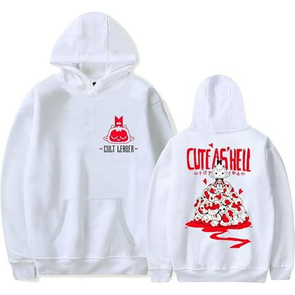 Cult Of The Lamb Merch Game Print Hoodie Unisex Pocket Drawstring Sweatshirt Stylish Casual Pullover