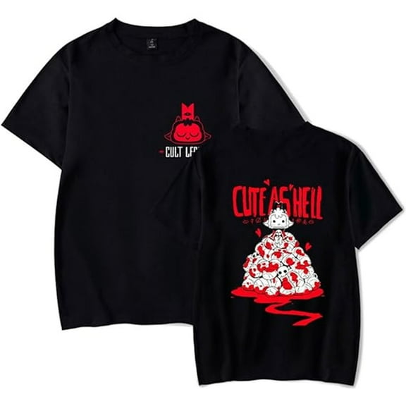 Cult Of The Lamb T-shirt Women Men Casual Short Sleeve Printed Fashion Summer Tops Tee