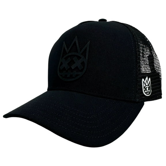 Cult of Individuality Trucker Hat Shimuchan Rubber Logo Mesh Black Snapback Cap