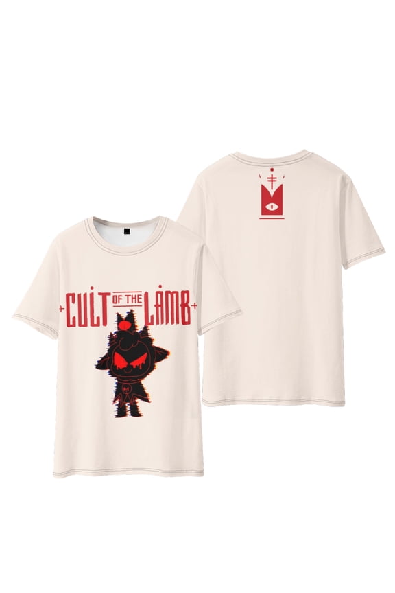 Cult of The Lamb Merch T-Shirt Tee Cosplay For Men/Women Sweatshirt Short New Game Logo CultLamb Cos Tshirt Top
