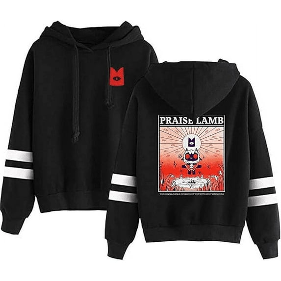 Cult of The Lamb Merch cosplay game graphic hooded drawstring pocketless sweatshirt men/women pullover